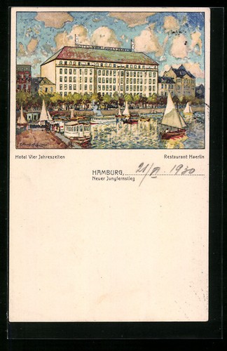Lithographie hamburg neustadt - lithographie, hamburg-neustadt