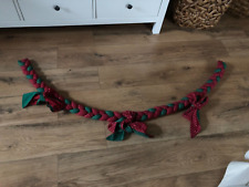 Patchwork Weihnachten Stoff Girlande 192 cm Adventskalender Landhausstil