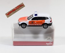 Herpa 1:87 - PKW BMW X3 NEF Notarzt Märkischer Kreis - Art. 047135 - F 345