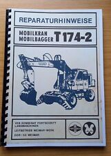 NVA / DDR BAGGER T 174-2  REPARATURHANDBUCH WEIMAR,FORTSCHRITT