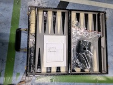 Backgammen Set Spiel Koffer