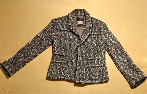 Chanel damen tweed - jacke, kurz