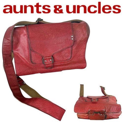Aunts uncles leder rot damen - rot,