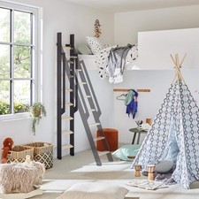 Hochbettleiter aus Holz und