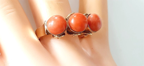 Gold ring 585 ooo - gold, °
