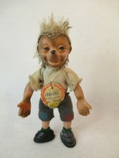 Steiff Alte Reklame Figur Diehl Film Mecki Patent Biegefigur Werbefigur