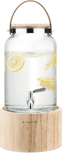 Navaris getränkespender glas - navaris,