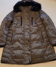 STREET ONE Kapuzenmantel Jacke Damen Gr. DE 42 khaki Daunen