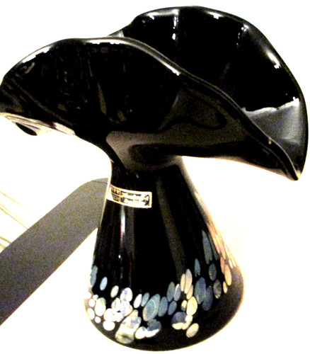Eisch vase schwarz - eisch,