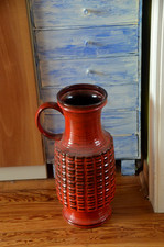 Große 46 cm Keramik Vase 60er