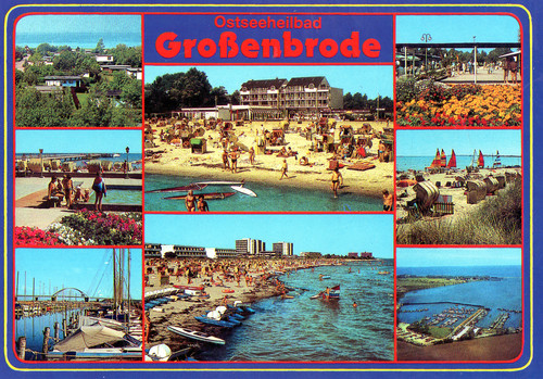 Ansichtskarte ostseeheilbad - ansichtskarte,