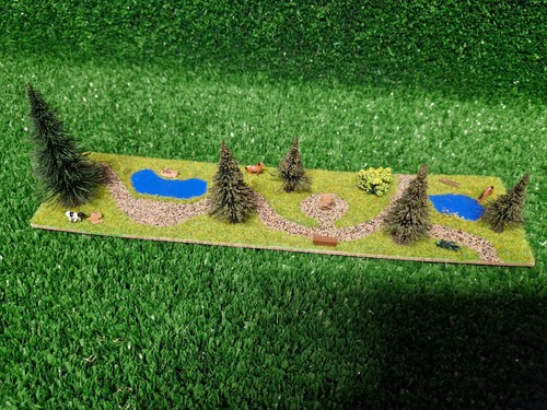 Diorama landschaftsbau neu - diorama,