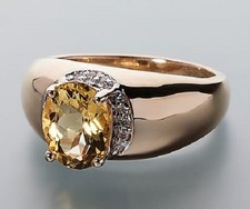 Ring 585 Gelbgold Diamant