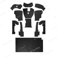 Innen-und Fahrgastraumteppich für Vw Bulli T3 hoher Tunnel Multivan/Bus/8-Sitzer