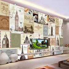 3D Welt Land Briefmarken 02