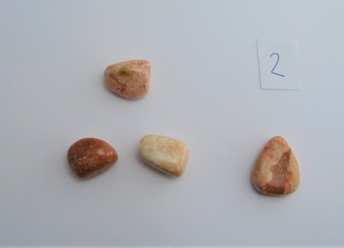 Baryt set 1 trommelstein - |,