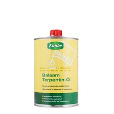Kluthe Balsam Terpentinöl 1L, hochwertiges Lösungsmittel, Verdünnung, Reiniger
