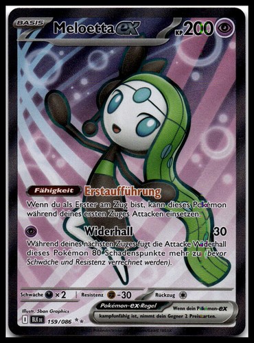 Meloetta 159 schwarze - meloetta-ex,