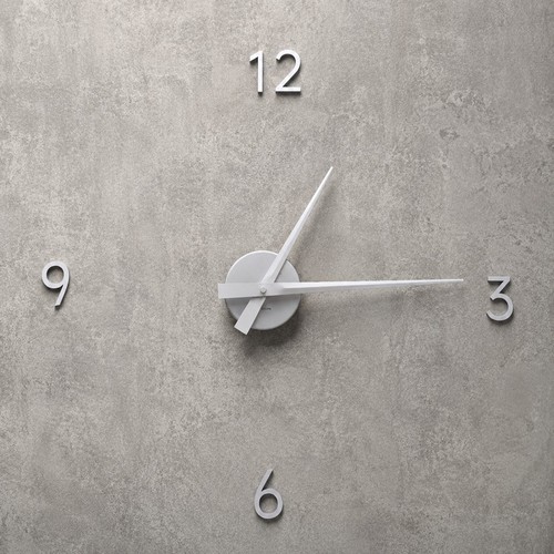 Wanduhr lbt mini silber - silber, mit