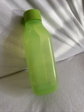Tupperware Eco Trinkflasche Quadratisch grün 1 L, Gebraucht