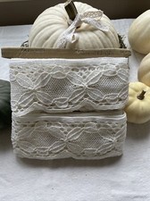 alte Spitze, Borte Nähen