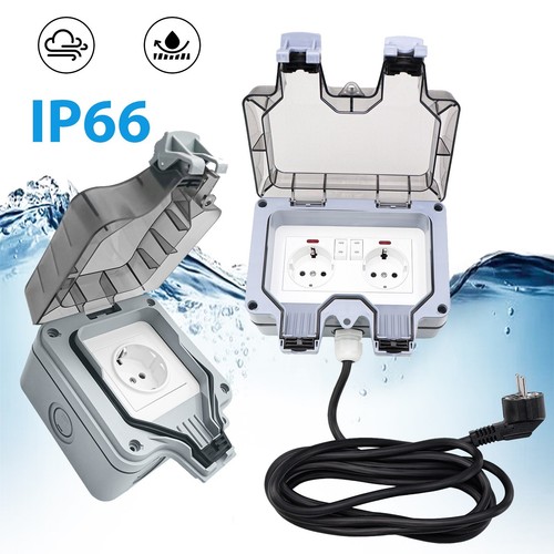 Wandsteckdose box ip66 - box,