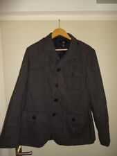 H&M Wolljacke in Fischgrät-Optik (dunkelgrau). Größe EUR 52.