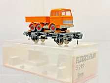 Fleischmann H0 5219 Flachwagen mit Ladegut Mercedes  für Gleichstrom analog