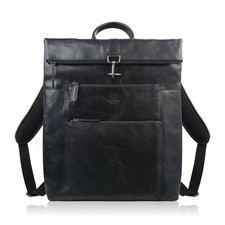 Leder Vintage Roll Top Laptop