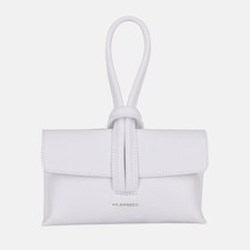 PIXIE - Weiße Lederhandtasche