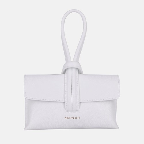 Pixie weiße lederhandtasche - pixie,