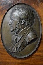 Schöne Bronze Wandteller