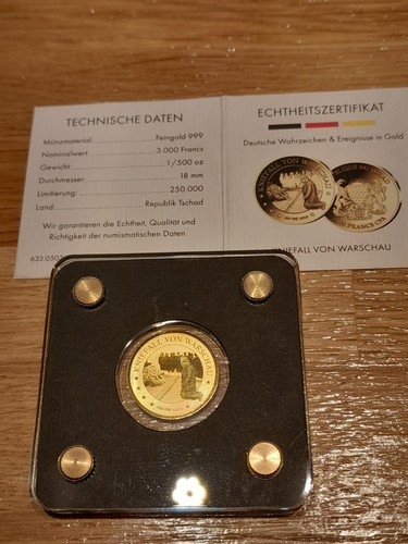 Goldmünze 500 kniefall - 1/500,
