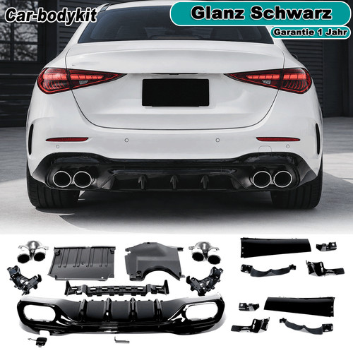 Glanz schwarz heckdiffusor - glanz,