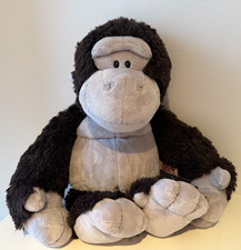 Nici Gorilla Affe schwarz grau ca. 35 cm Milo Stofftier Kuscheltier Schlenker