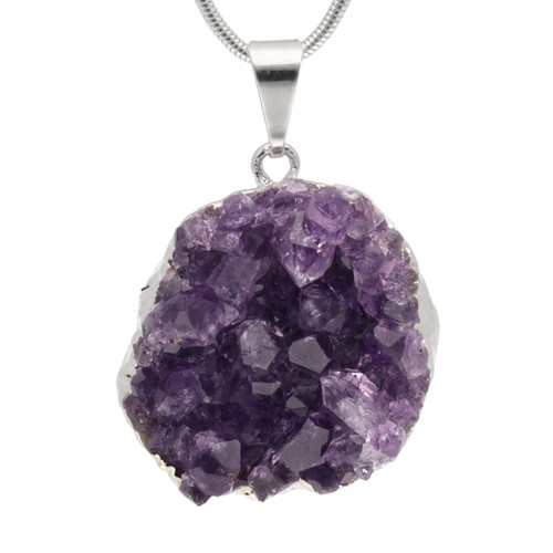 Amethyst druse anhänger - anhänger, |