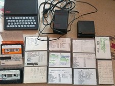 *** Sinclair ZX81 16K RAM Netzteil Handbuch Kabel 13 Cassetten m. Programmen ***