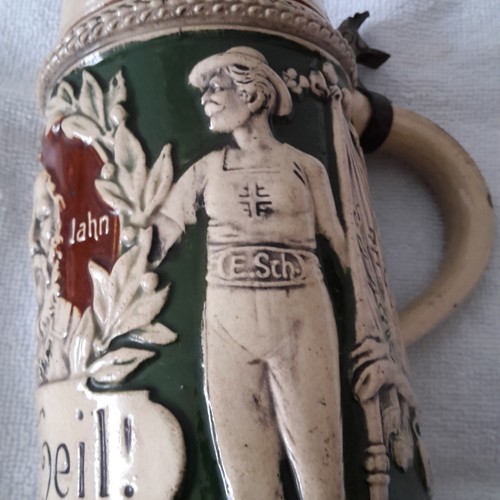 Alt humpen bierkrug turner - humpen,