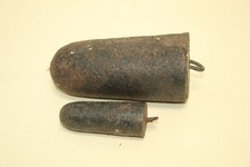 K93) ein Paar Original Gewichte Schwarzwalduhr Kuckucksuhr Uhr um 1900