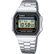 Casio Armbanduhr A168WA-1YES (B x H) 36.30 mm x 38.60 mm Silber