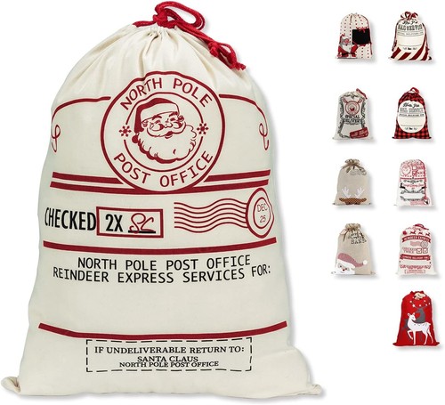 Großer weihnachtssack mit - großer,