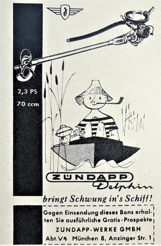Bootsmotor delphin zündapp - bootsmotor,