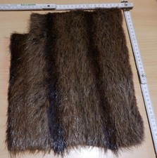 Echtes Fell Rest Nutria braun