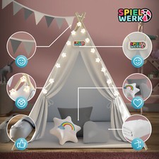 B-Ware Kindertipi Snow White  Spielzelt Kinder Zelt Tipi Kinderzimmer Spielzeug