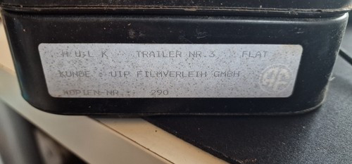 Kino trailer 35mm zelluloid - kino,