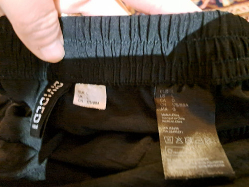 Schwarz satin bügelfrei - h&m,