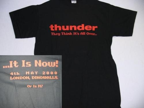 Thunder they think - thunder, ...