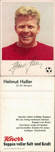 Fußballspieler helmut haller - fußballspieler,