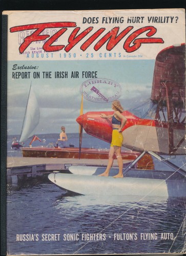 Flying magazine aug 1950 - flying,