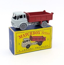 Matchbox Lesney 3b Bedford 7 1/2 Ton Tipper RARE GPW - D Type Boxed